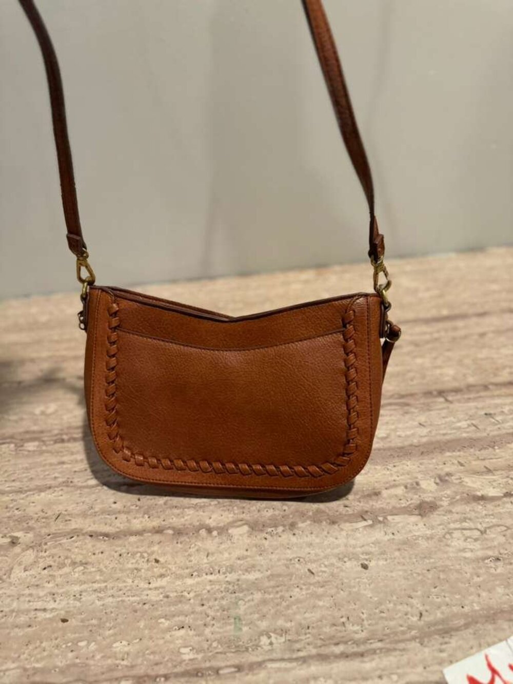 NWT Style & Co Feed Small Crossbody in Brown
